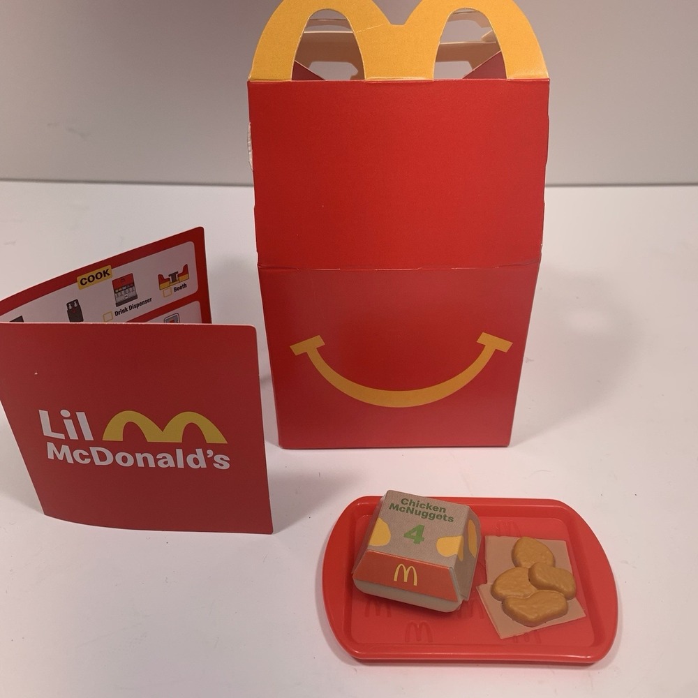 LIL McDonalds Happy Meal Toys 2025 Mini 4 Piece Chicken Nugget With Mini Box